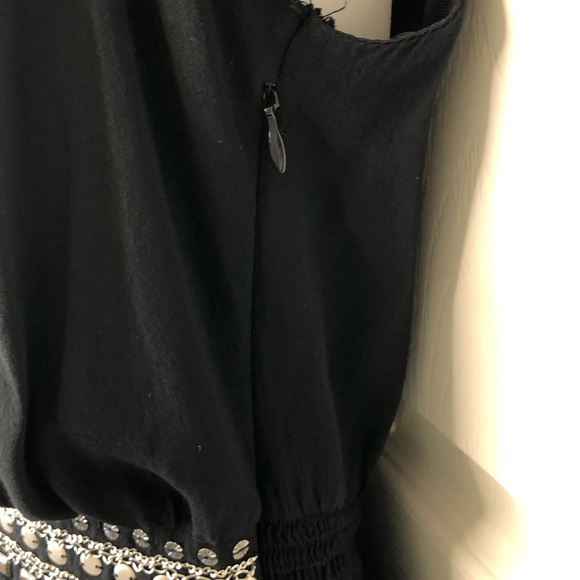 YA Los Angeles One Shoulder, Crêpe Like Material Lg Bow Black Short Dress Party - Picture 7 of 15